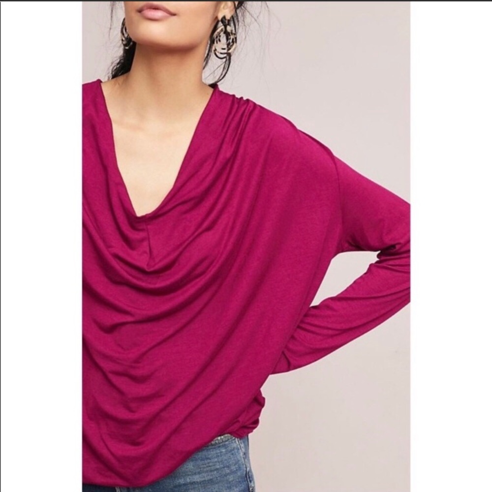 Maeve (Anthropologie) Drapey Top